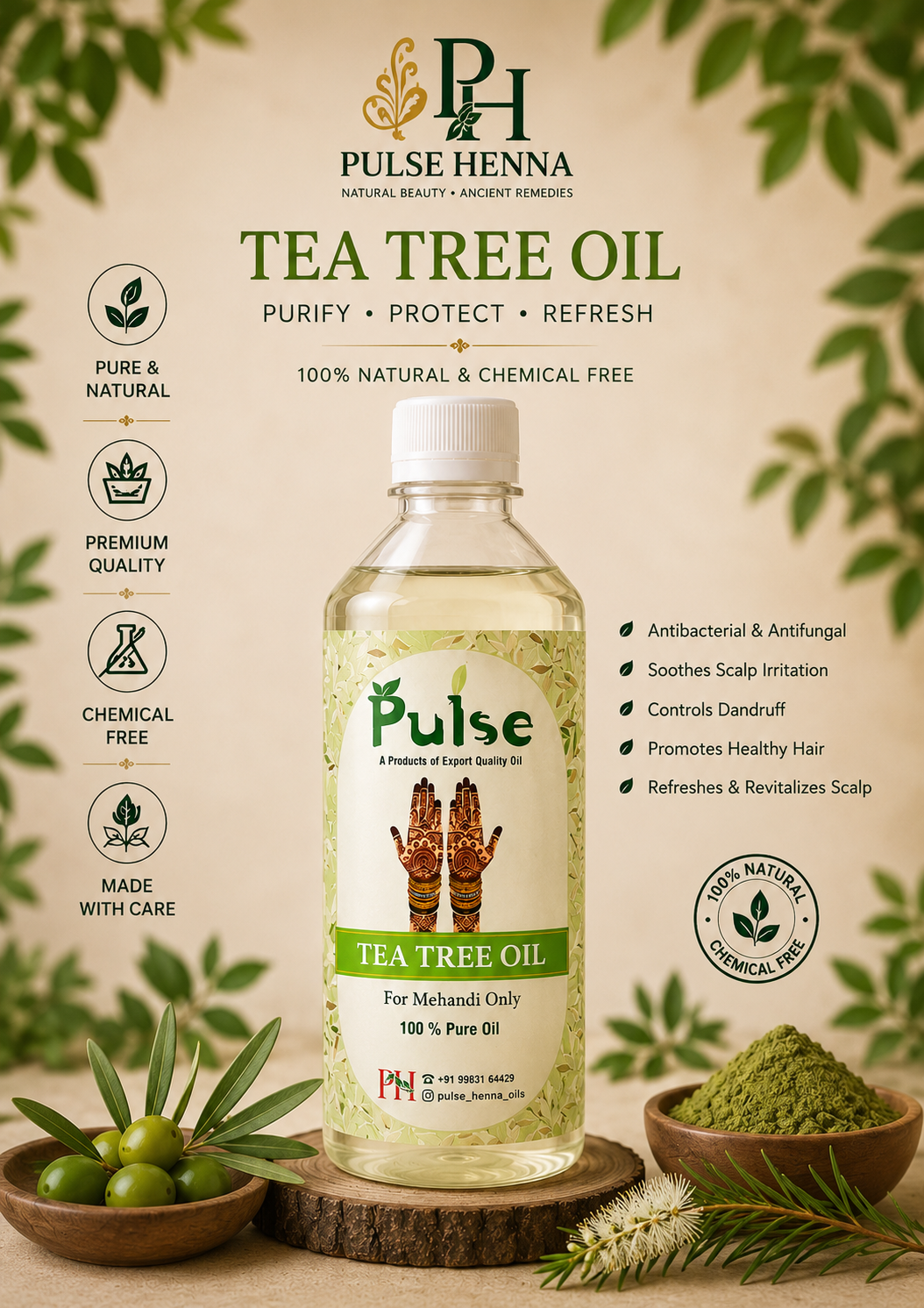 TEA TREE OIL 500g