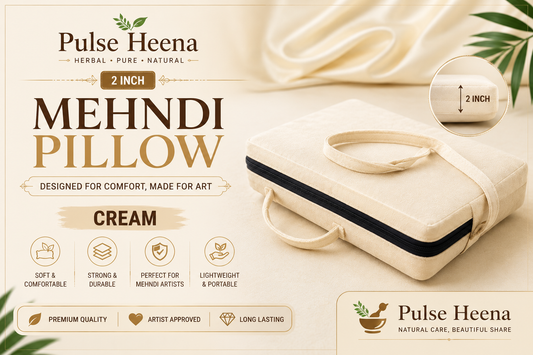 MEHANDI PILLOW CREAM COLOUR 2 INCH
