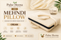 MEHANDI PILLOW CREAM COLOUR 2 INCH